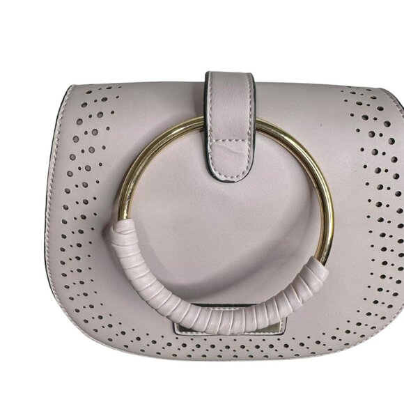 Marc New York Andrew Marc Pink Crossbody Bag with Gold Ring Handle – 7"x8" - Picture 9 of 10